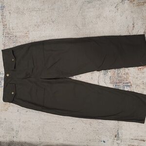 Banana Republic Womens Straight Utility High-rise Pants Size 6 Green Olive